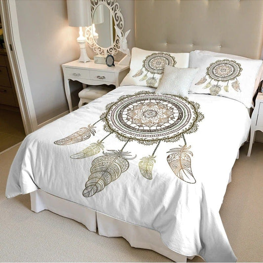 Housse de Couette Motif Attrape Rêve