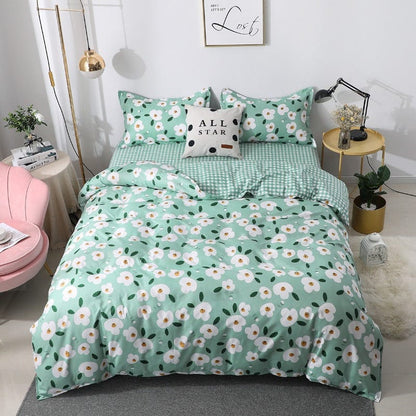 Housse de Couette Motif Fleurs