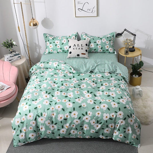 Housse de Couette Motif Fleurs
