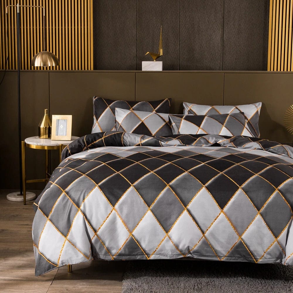 Housse de Couette Motif Losange