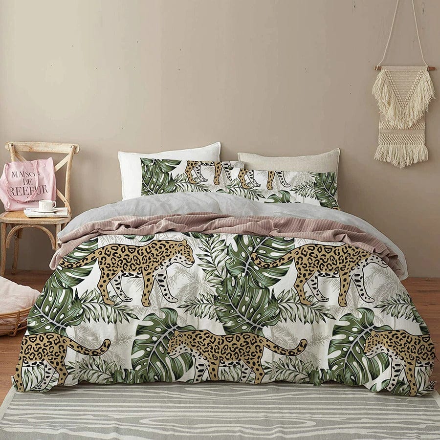Housse de Couette Motif Tropical