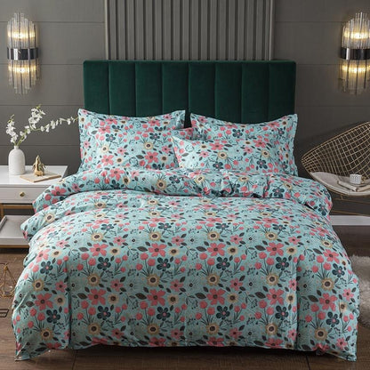 Housse de Couette Petites Fleurs Roses
