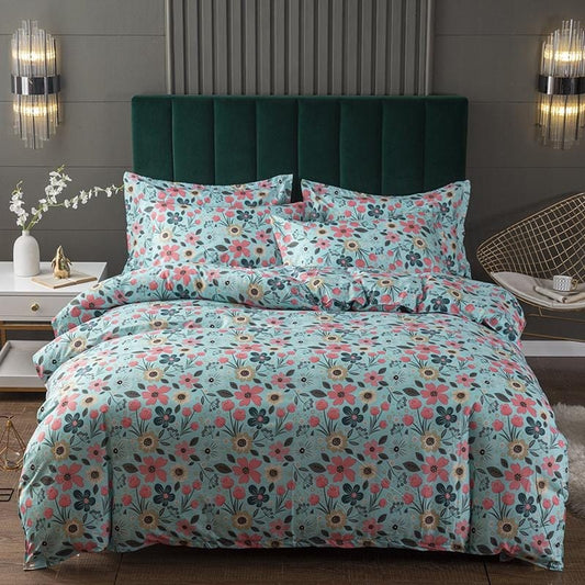 Housse de Couette Petites Fleurs Roses