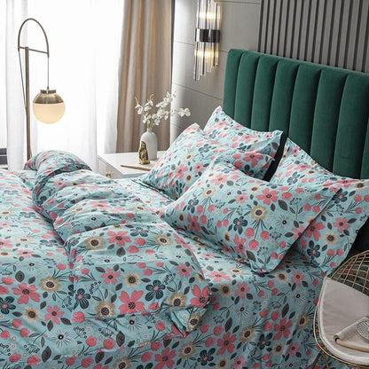 Housse de Couette Petites Fleurs Roses