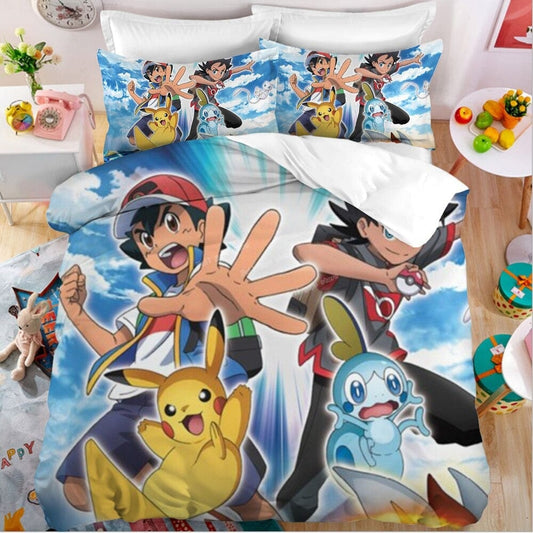 Housse de Couette Pokémon 1 Personne Coton