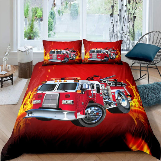 Housse de Couette Pompier 1 Personne
