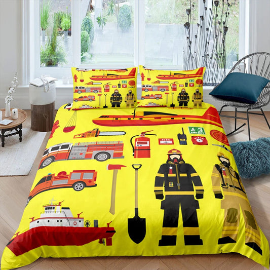Housse de Couette Pompier 220x240