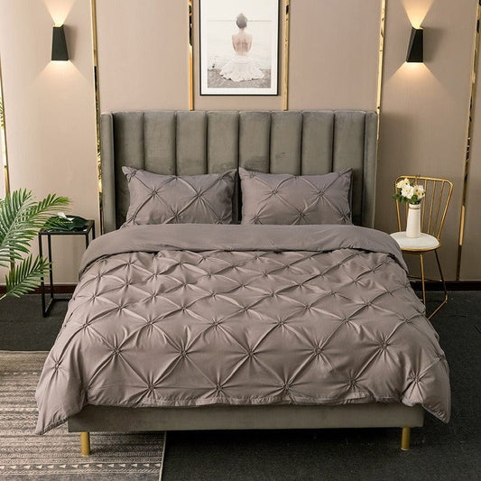Housse de Couette Romantique Grise