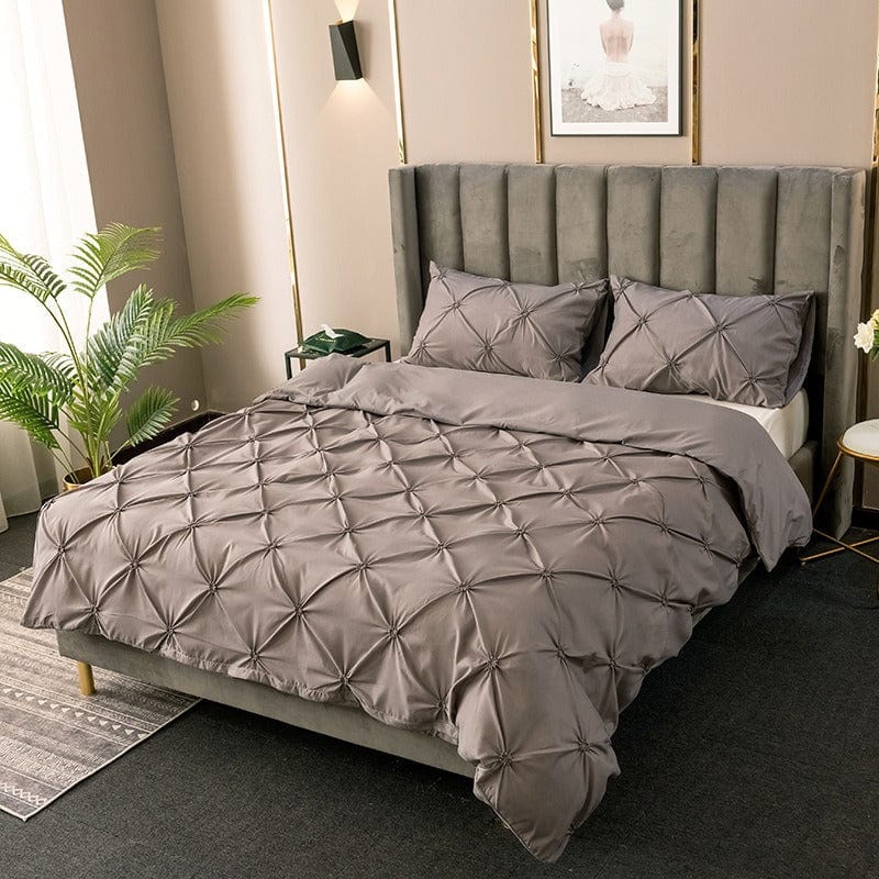 Housse de Couette Romantique Grise