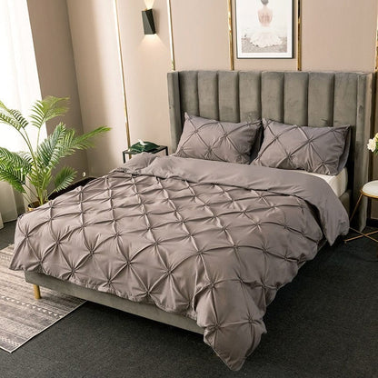Housse de Couette Romantique Grise