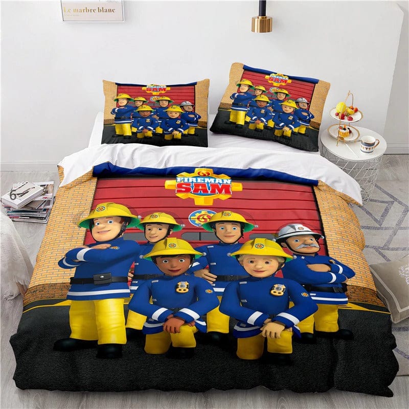 Housse de Couette Sam le Pompier 1 Personne