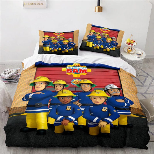 Housse de Couette Sam le Pompier 1 Personne