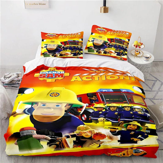 Housse de Couette Sam le Pompier 200x200