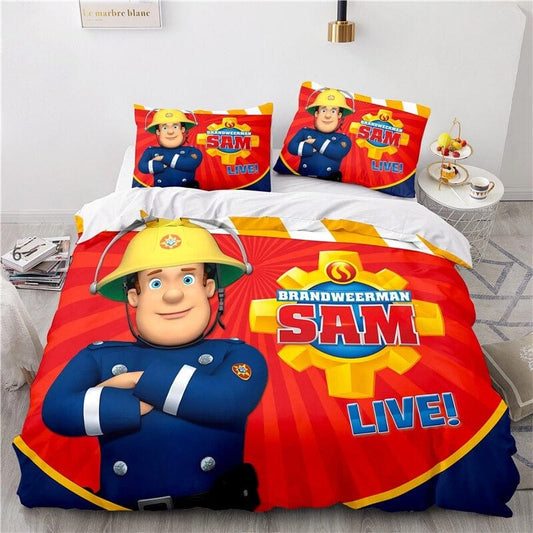 Housse de Couette Sam le Pompier