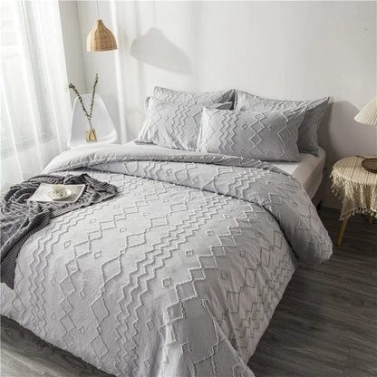 Housse de Couette Scandinave Gris