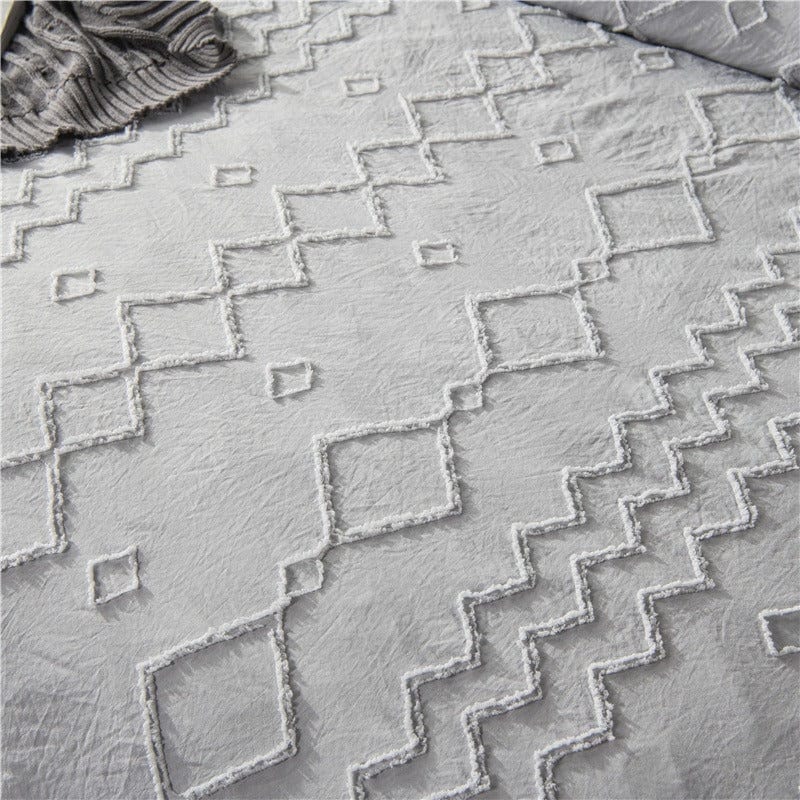 Housse de Couette Scandinave Gris