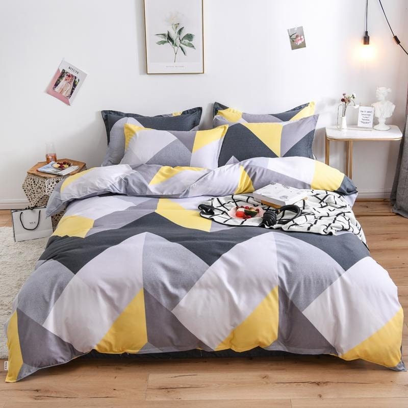 Housse de Couette Scandinave Jaune