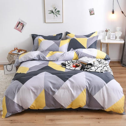 Housse de Couette Scandinave Jaune