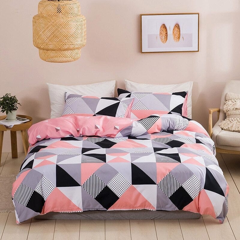 Housse de Couette Scandinave Rose