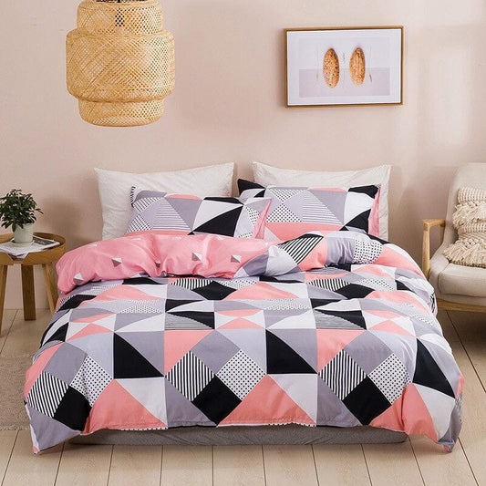 Housse de Couette Scandinave Rose