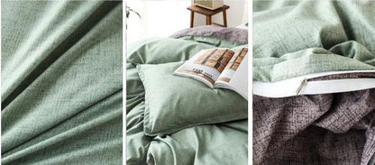 Housse de Couette Scandinave Vert d'Eau