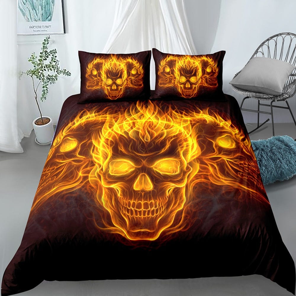 Housse de Couette Tête de Mort 200x200