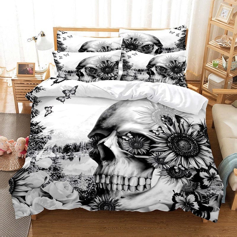 Housse de Couette Tête de Mort Mexicaine