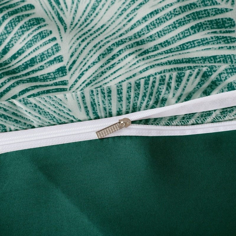Housse de Couette Vert Foncé
