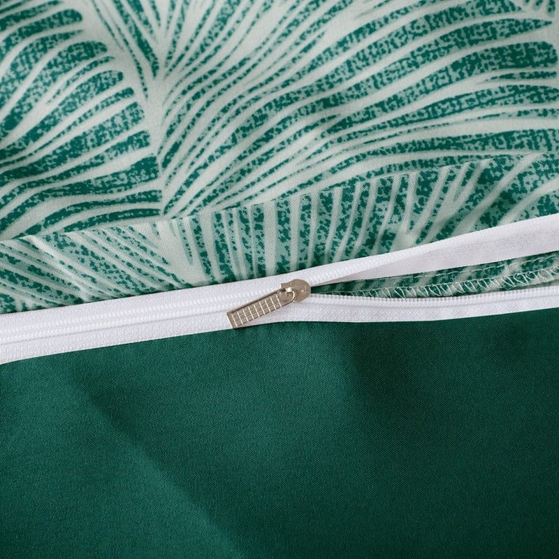 Couverture NORA vert foncé, couette 150x200 cm