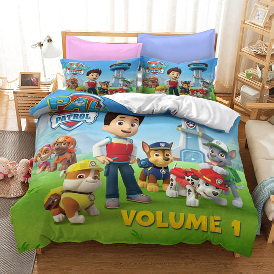 Parure Housse de Couette Pat Patrouille Coton